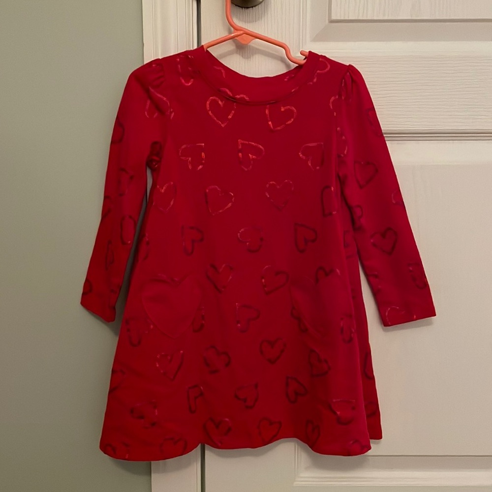 Cat and Jack Valentine’s Day dress with heart pockets